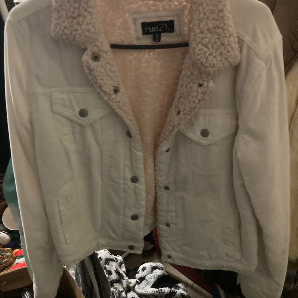 Woman’s lined corduroy jacket